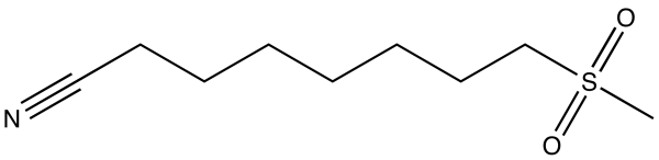 9-(Methylsulfonyl)nonanyl nitrile